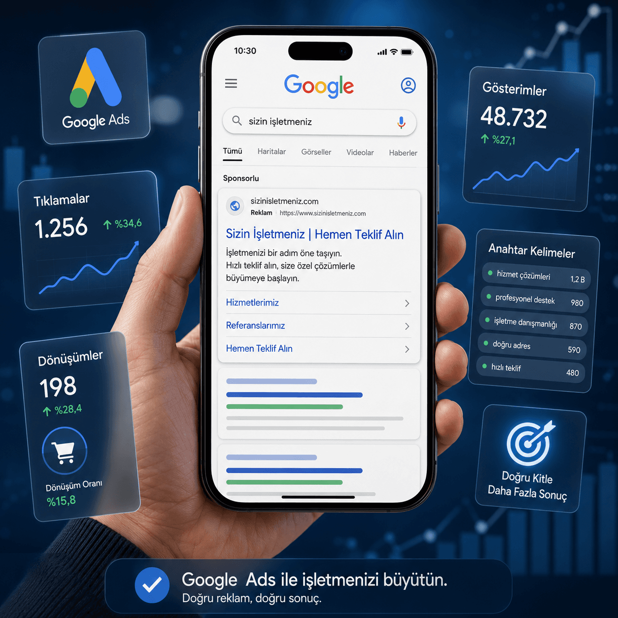 Profesyonel Google reklam yönetimi